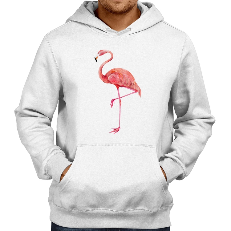 Moletom Flamingo - Branco