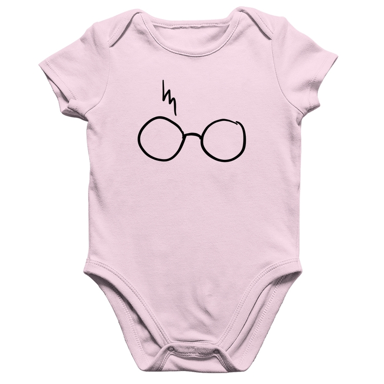 Body Bebê Algodão Flash Sunglasses - Rosa Bebê