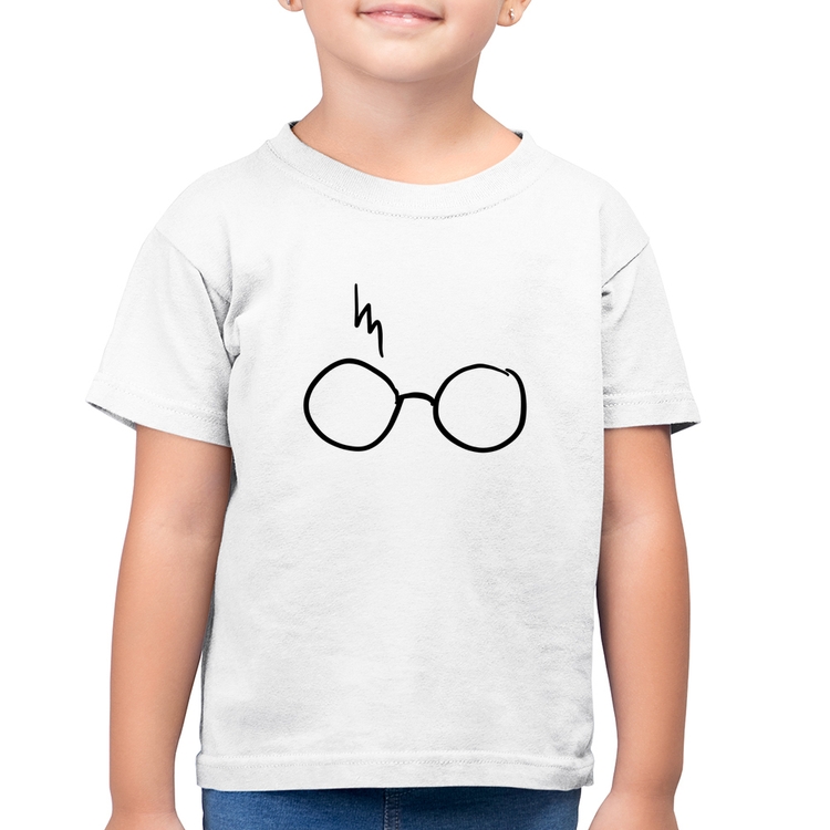Camiseta Algodão Infantil Flash Sunglasses - Branca