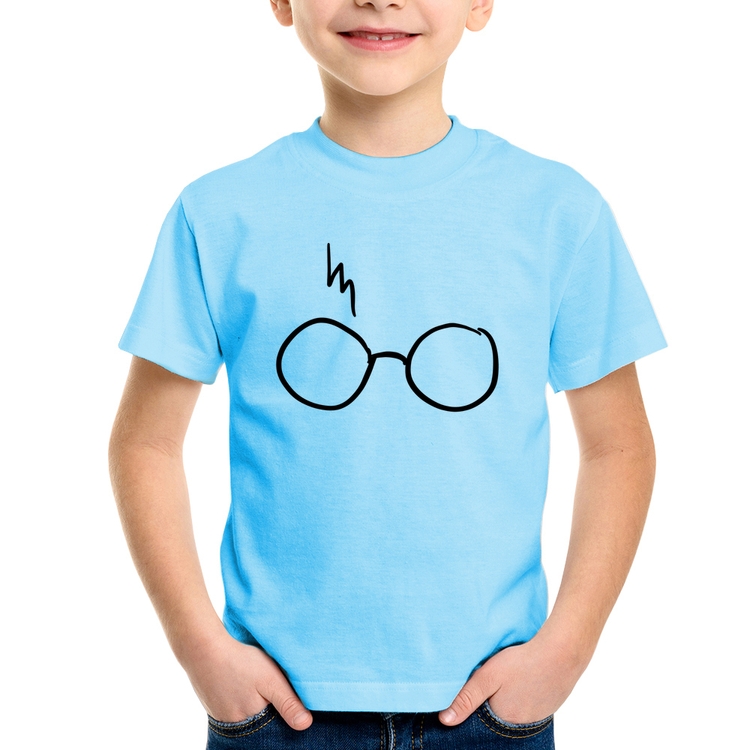 Camiseta Infantil Flash Sunglasses - Azul Bebê