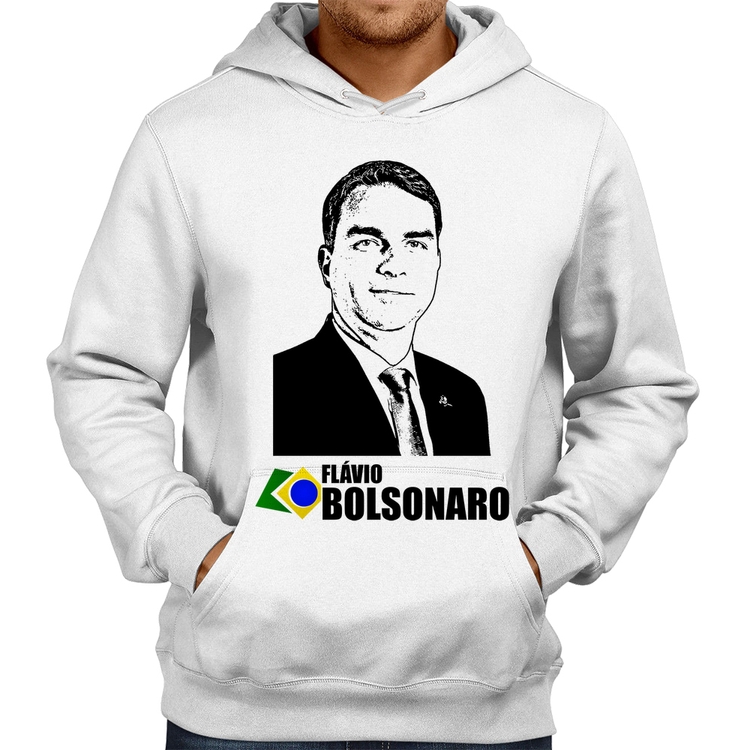 Moletom Flávio Bolsonaro 2026 - Branco