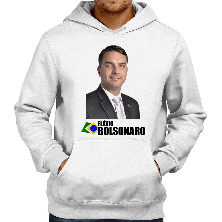 Moletom Flávio Bolsonaro - Branco