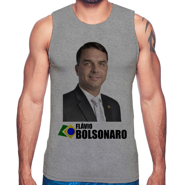 Regata Flávio Bolsonaro - Cinza