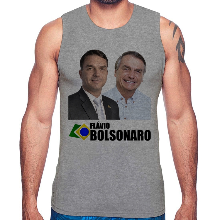 Regata Flávio e Jair Bolsonaro - Cinza