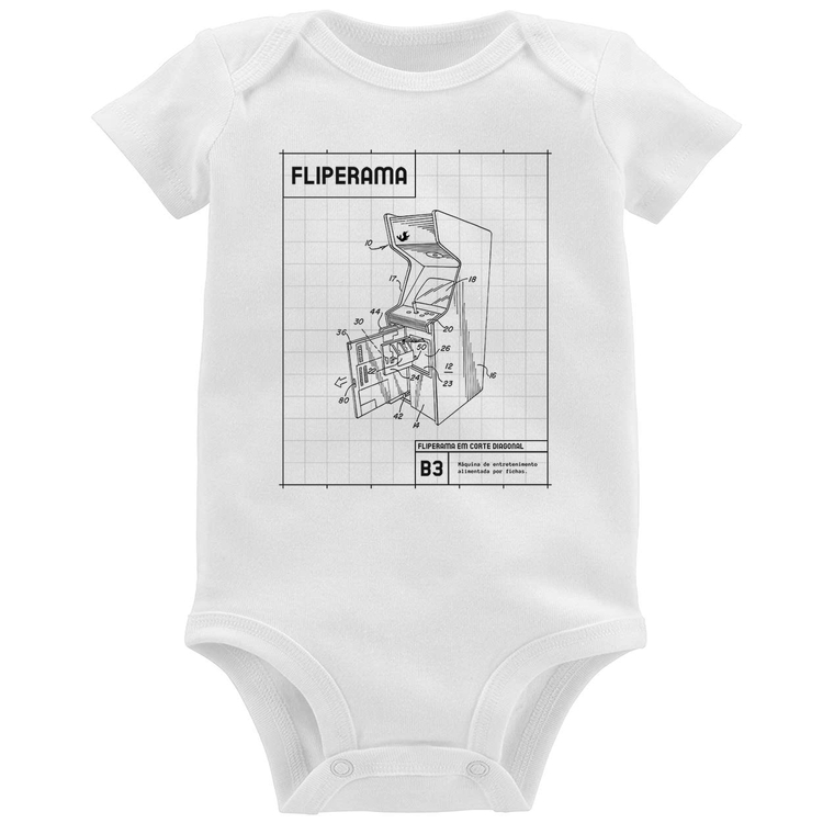 Body Bebê Fliperama