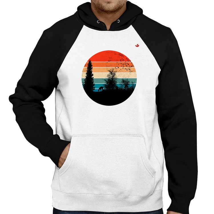 Moletom Floresta Vintage Sunset