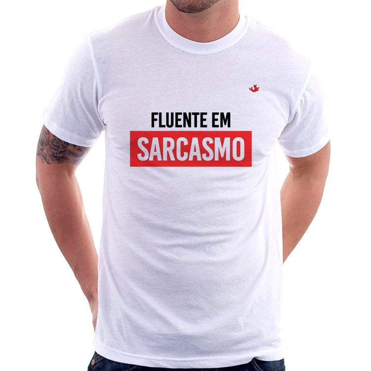Camiseta Fluente em sarcasmo