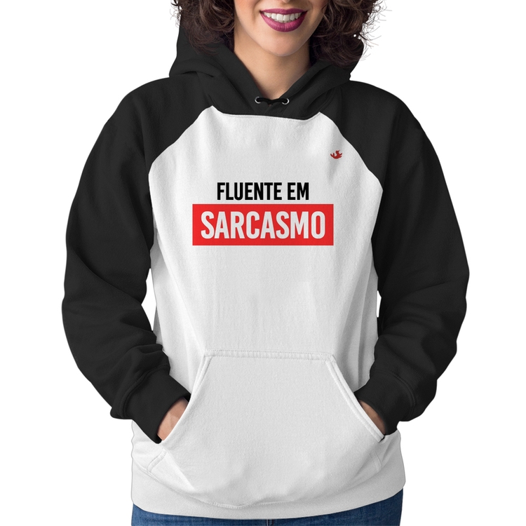 Moletom Feminino Fluente em sarcasmo