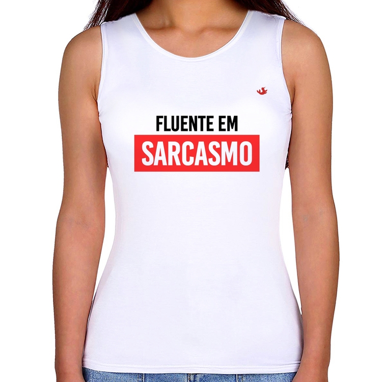 Regata Feminina Fluente em sarcasmo
