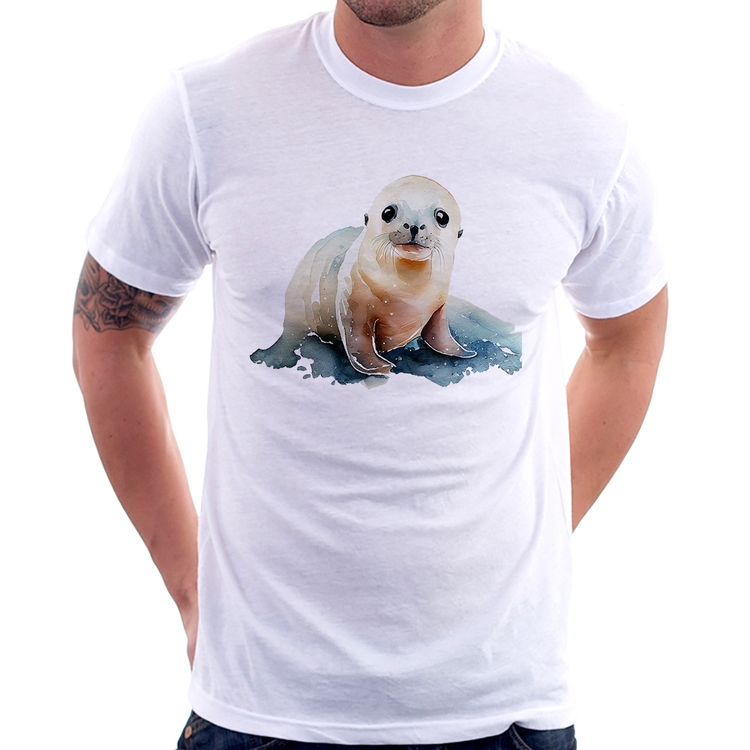 Camiseta Foca Bebê