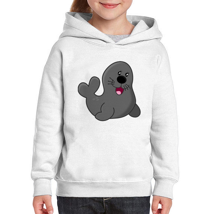 Moletom Infantil Foca Feliz
