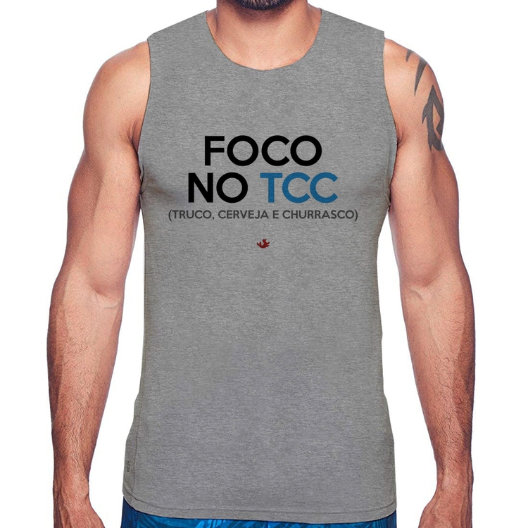 Regata Foco no TCC (Truco, Cerveja e Churrasco) - Cinza