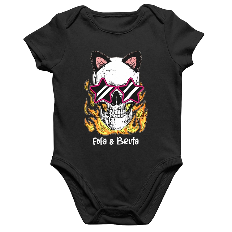 Body Bebê Algodão Fofa & Bruta