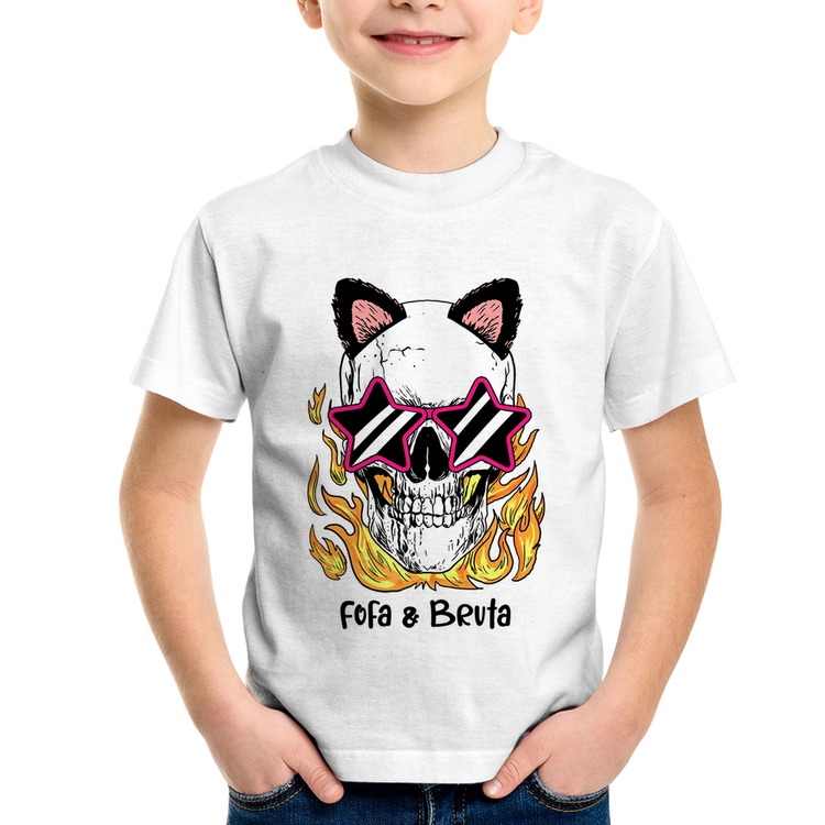 Camiseta Infantil Fofa & Bruta