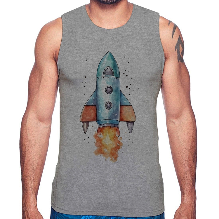 Regata Foguete - Cinza