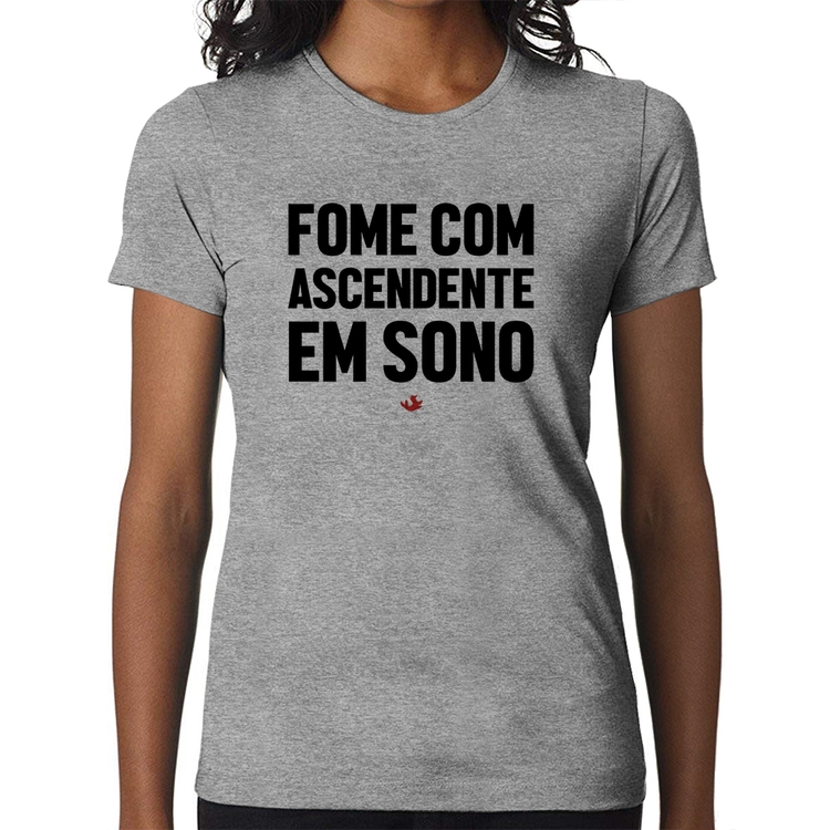 Baby Look Fome com ascendente em sono - Cinza