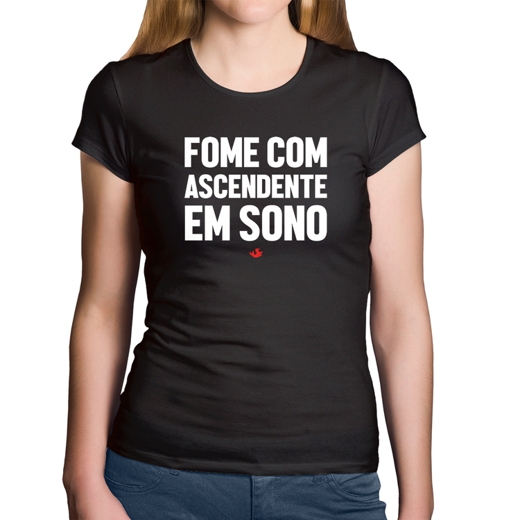 Baby Look Algodão Fome com ascendente em sono