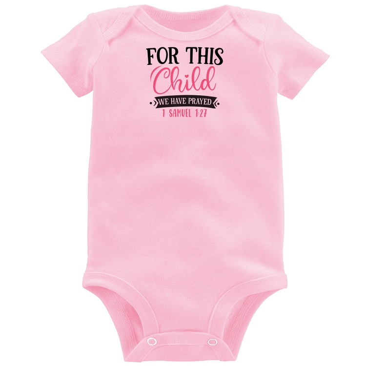 Body Bebê For This Child We Have Prayed - Rosa Bebê
