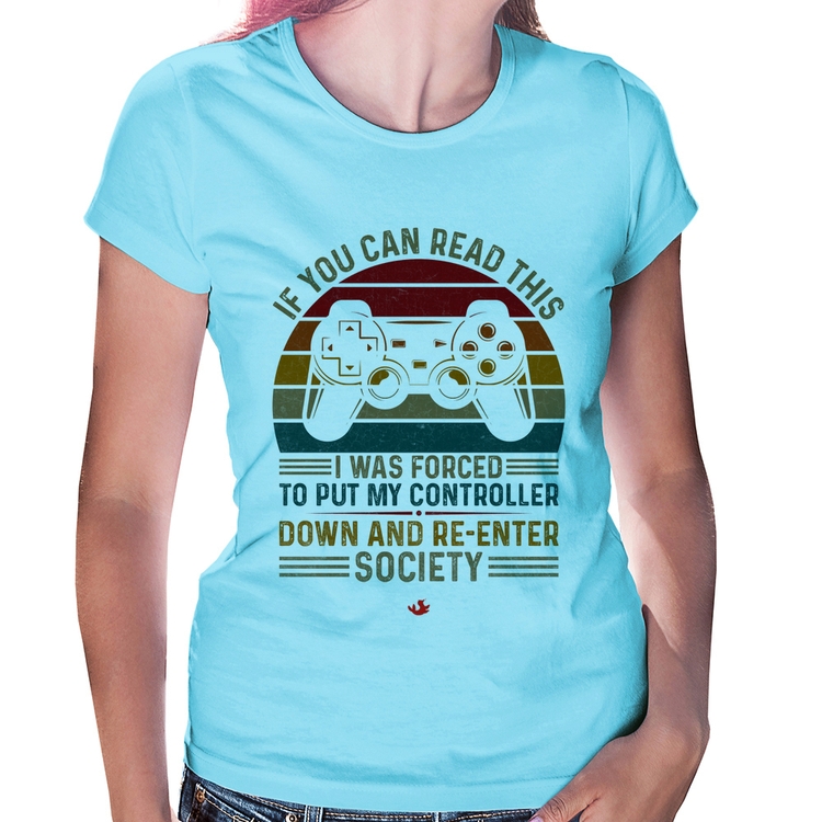 Baby Look Forced to reenter society - Azul Bebê