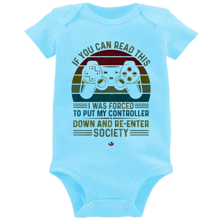 Body Bebê Forced to reenter society - Azul Bebê