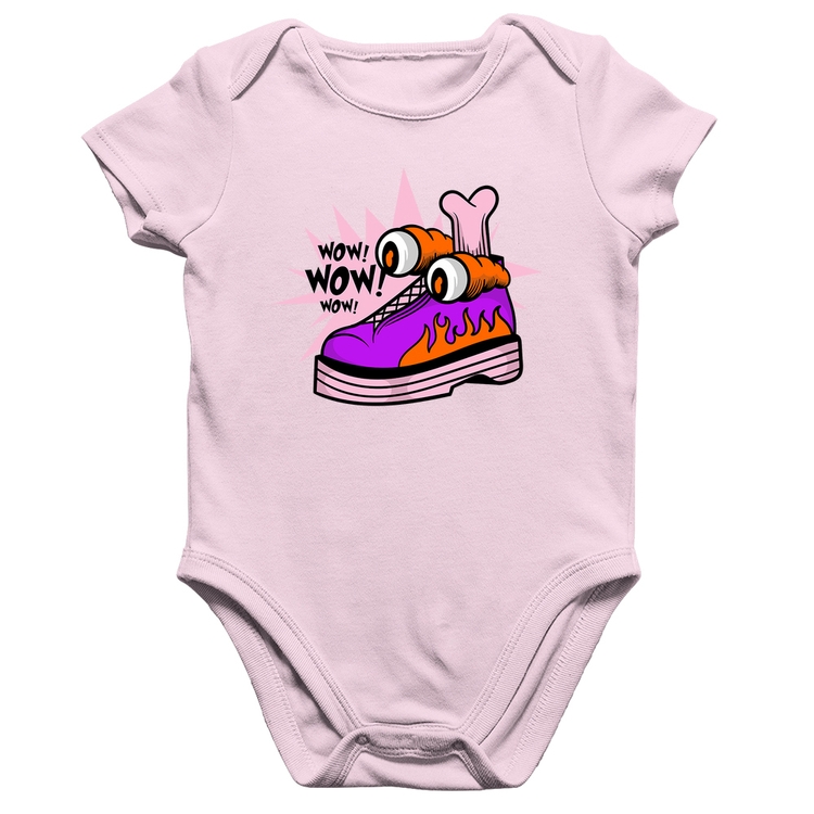 Body Bebê Algodão Forever Cool - Rosa Bebê