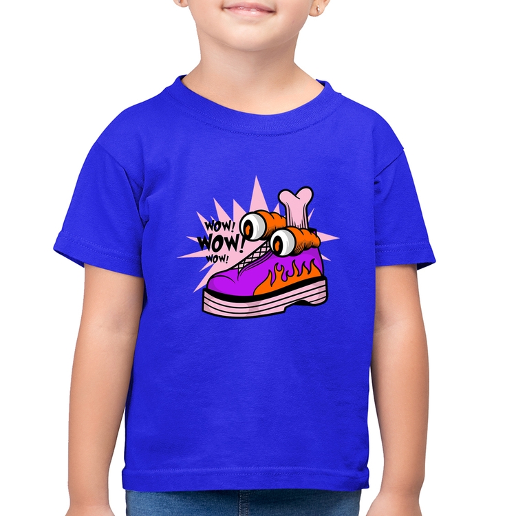 Camiseta Algodão Infantil Forever Cool - Azul Royal