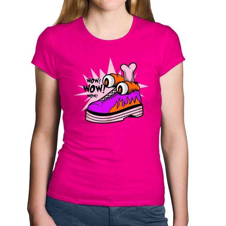 Baby Look Algodão Forever Cool - Rosa