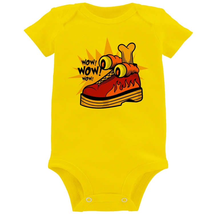 Body Bebê Forever Cool - Amarelo
