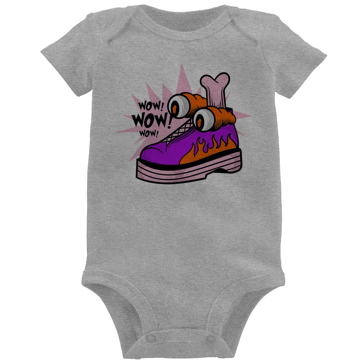 Body Bebê Forever Cool - Cinza