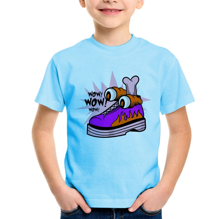 Camiseta Infantil Forever Cool - Azul Bebê