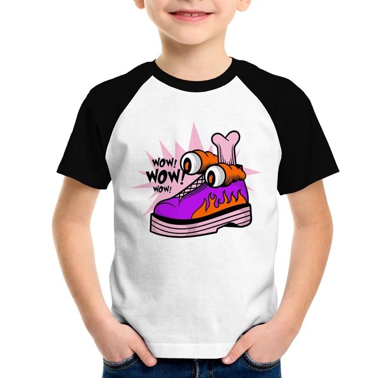 Camiseta Raglan Infantil Forever Cool