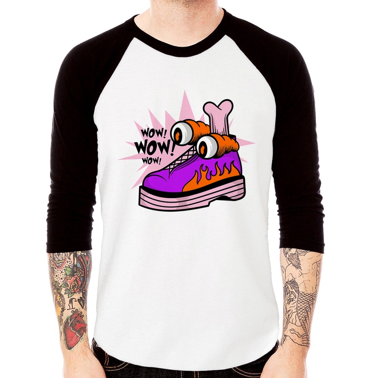 Camiseta Raglan Forever Cool Manga 3/4