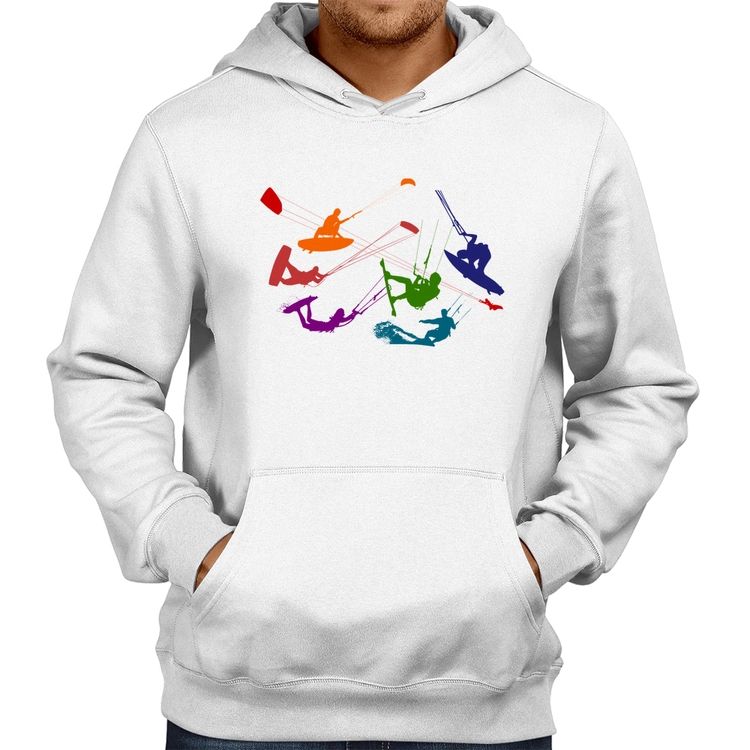 Moletom Kite Surf Freestyle - Branco