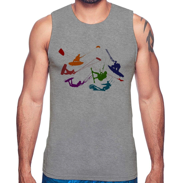 Regata Kite Surf Freestyle - Cinza