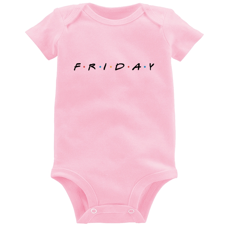 Body Bebê Friday - Rosa Bebê