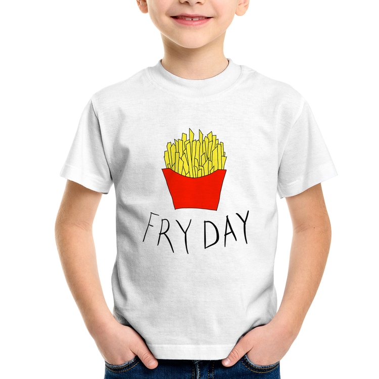 Camiseta Infantil Fry Day