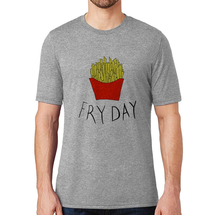 Camiseta Fry Day - Cinza