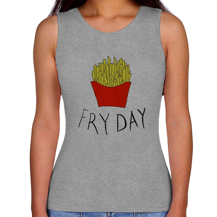 Regata Feminina Fry Day - Cinza