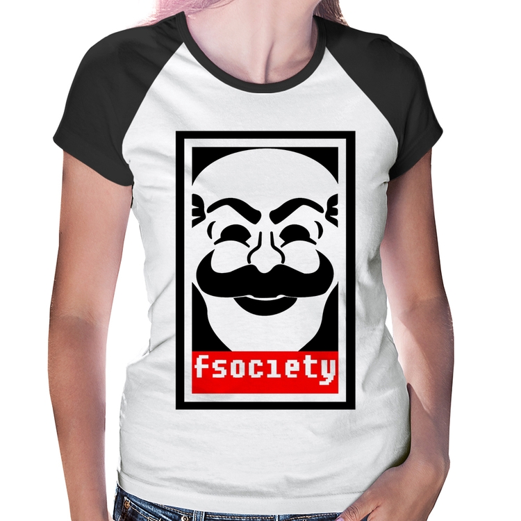 Baby Look Raglan Fsociety