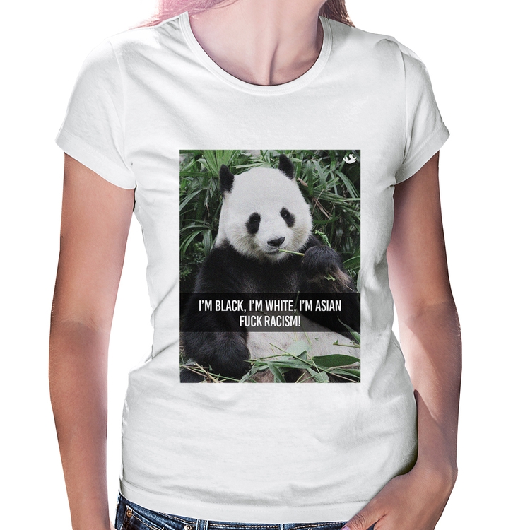 Baby Look Panda Fuck Racism!