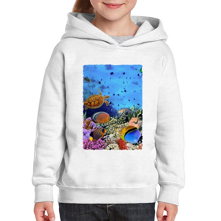 Moletom Infantil Fundo do Mar