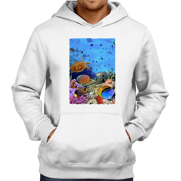 Moletom Fundo do Mar - Branco