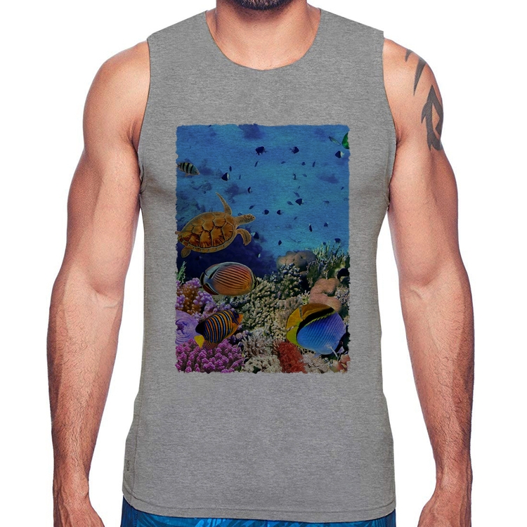 Regata Fundo do Mar - Cinza