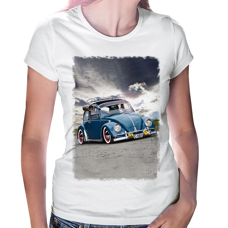 Baby Look Fusca Retrô
