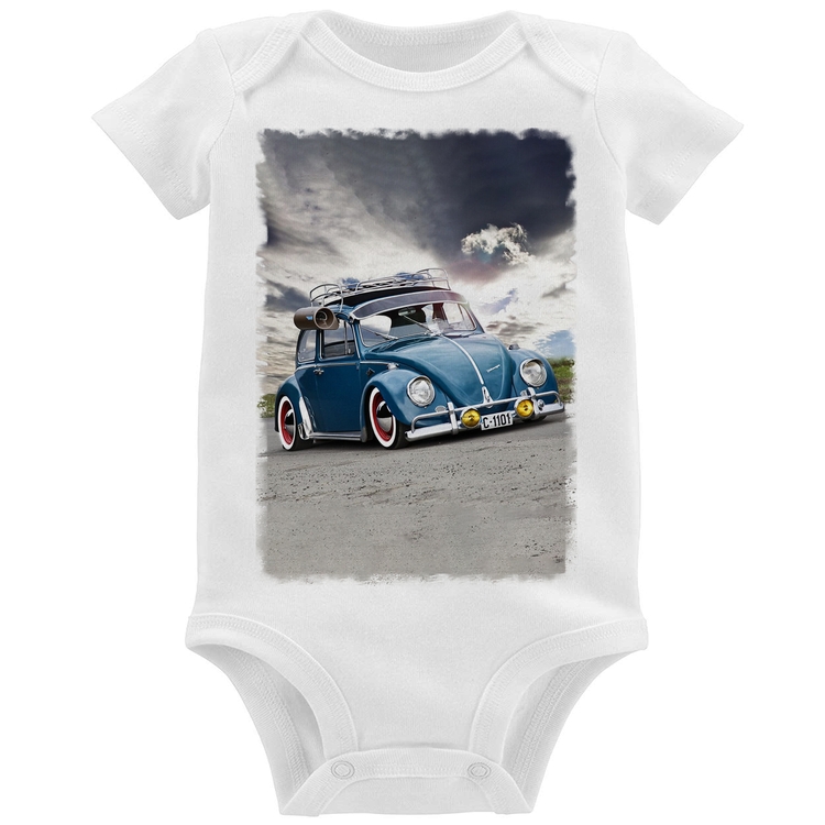 Body Bebê Fusca Retrô
