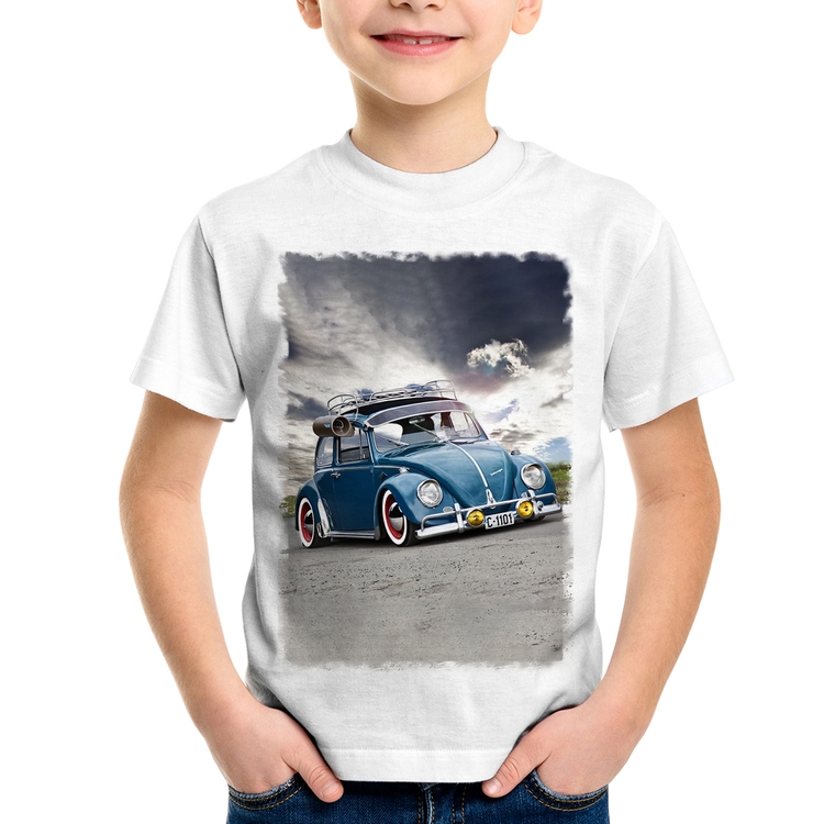 Camiseta Infantil Fusca Retrô