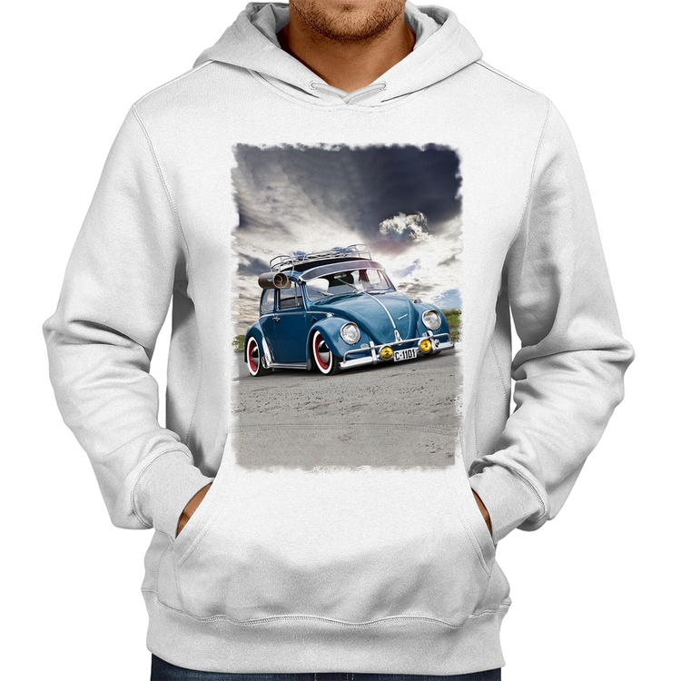 Moletom Fusca Retrô - Branco