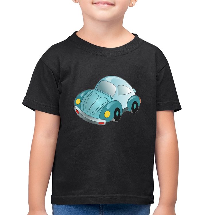 Camiseta Algodão Infantil Fusca Besouro