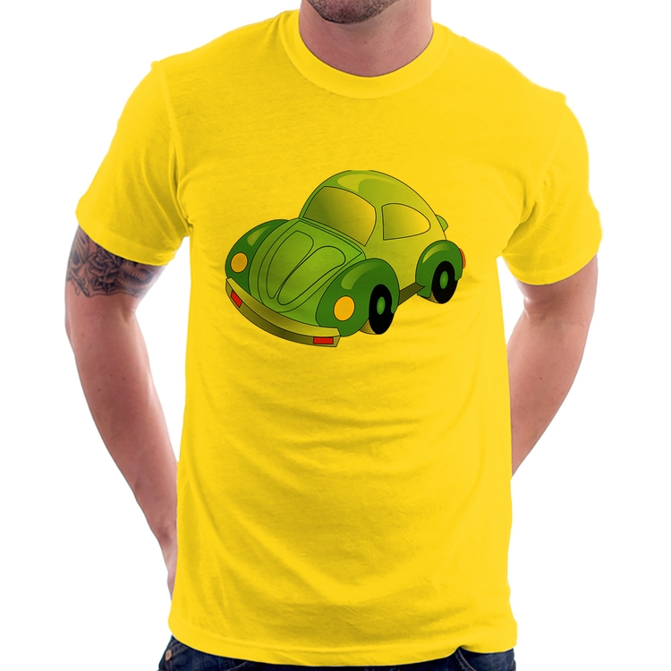 Camiseta Fusca Besouro - Amarela