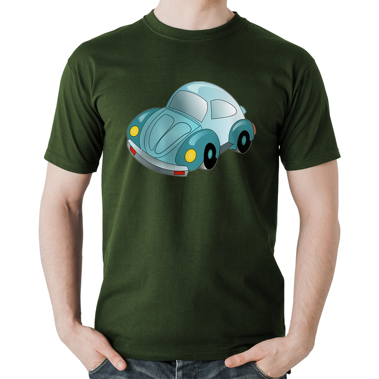 Camiseta Algodão Fusca Besouro - Musgo